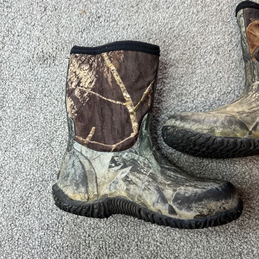 bogs boots kids 3 Camo Rubber Waterproof Mud Outdoor Hunting rain gorpcore